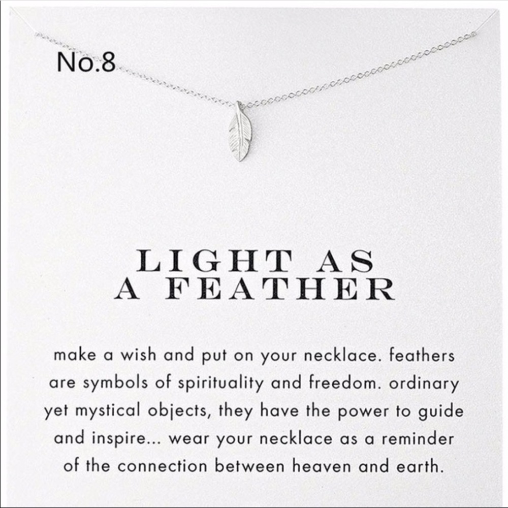 Light as a Feather Dainty Necklace